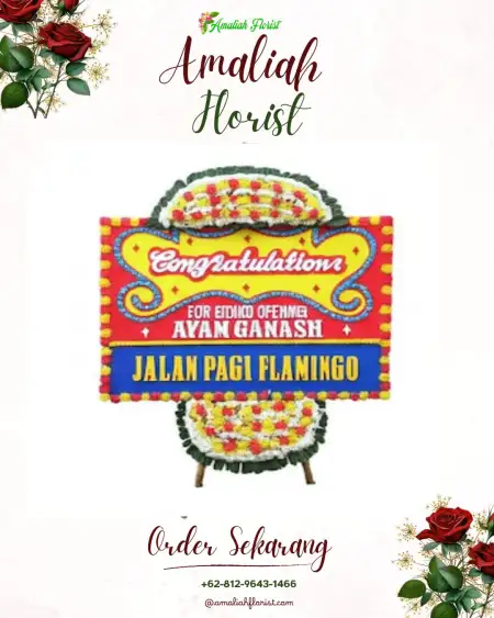 Sewa Papan Bunga Ulak Banding